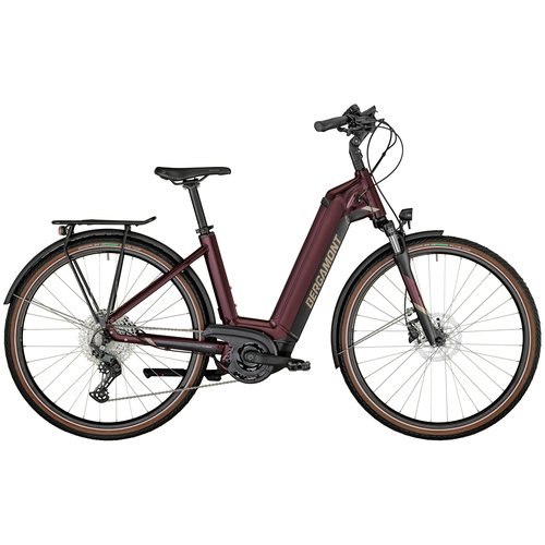 Bergamont E-Horizon Expert aubergine red (shiny) 2022 28"; 625 Wh Wave