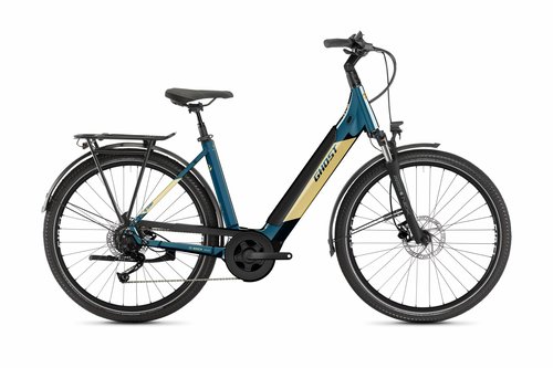 Ghost E-Teru Essential EQ petrol blue/beige-glossy 2022 27,5"; 625 Wh Wave