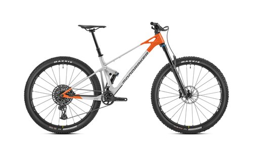 Mondraker RAZE CARBON R Racing Silver-Orange 2023 29"; Diamant