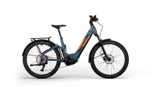 Corratec E-Power MTC 100 Wave Grau-Blau/Gold 2023 27,5"; 625 Wh Wave