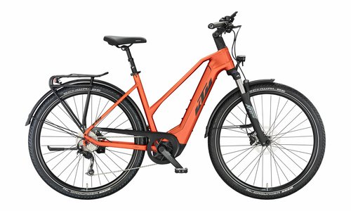 KTM MACINA GRAN 610 burnt orange matt (black+grey) 2023 27,5"; 625 Wh Trapez