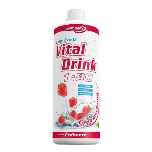 Best Body Nutrition Vital Drink 1000ml Erdbeere