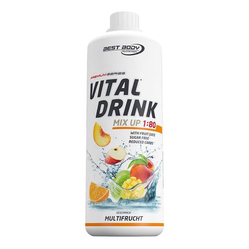 Best Body Nutrition Vital Drink 1000ml Multifrucht