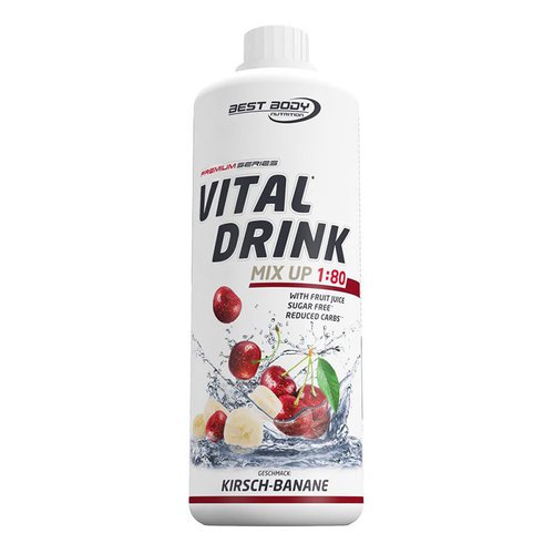 Best Body Nutrition Vital Drink 1000ml Banane Kirsche