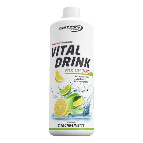 Best Body Nutrition Vital Drink 1000ml Lemon Lime