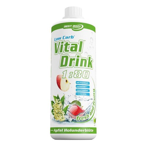 Best Body Nutrition Vital Drink 1000ml Apfel Holunderblte