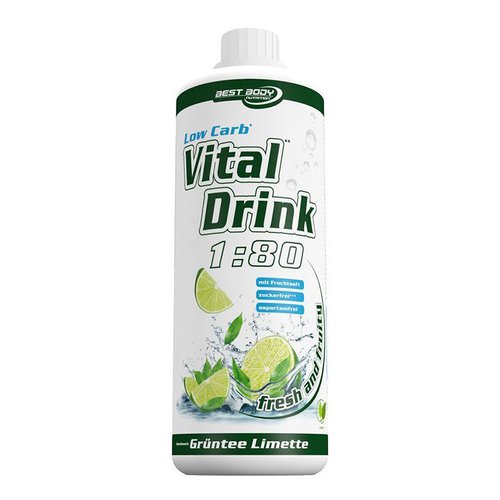Best Body Nutrition Vital Drink 1000ml Grntee-Limette