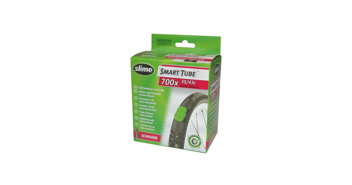 Schwalbe Schlauch 27 5 Slime Smart Fahrradschlauch 26 Zoll | Selbstdichtend, Presta-Ventil, Für MTB Slime Fahrradschläuche Selbstdichtend