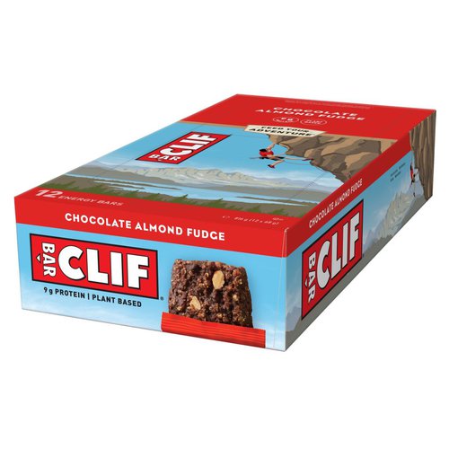 Clif Bar Energie Riegel - Chocolate Almond Fudge Karton (12 x 68g)