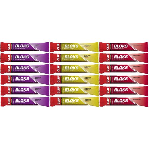 Clif Bar Clif Shot Bloks Mixpaket (18 x 60g)