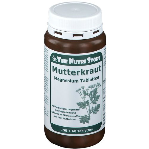 The Nutri Store Mutterkraut Magnesium-Tabletten