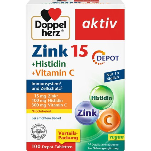 Doppelherz Doppelherz® aktiv Zink + Histidin + Vitamin C