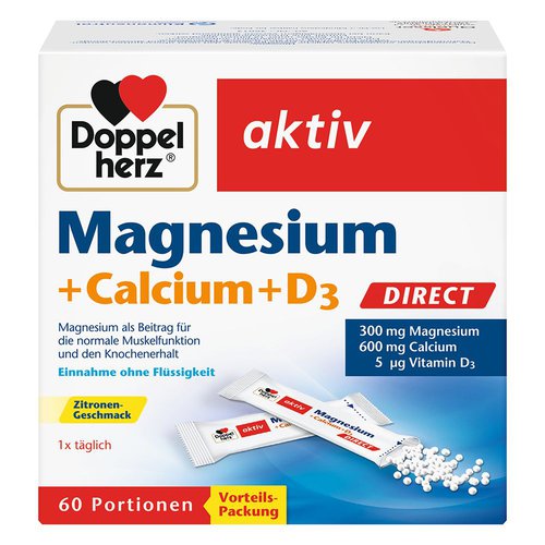 Doppelherz Doppelherz® aktiv Magnesium + Calcium + D3 Direct Micro-Pellets