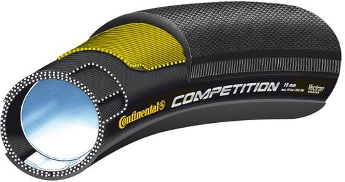 Continental [Competition Schlauchreifen Schwarz/Schwarz 700x25 mm (28x25 mm)]