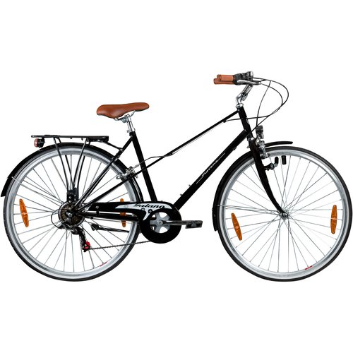 Galano Florenz Damenfahrrad 28 Zoll Stadtrad 155 - 185 cm Cityrad mit 6 Gängen retro Fahrrad Damen Cityfahrrad mit Felgenbremsen