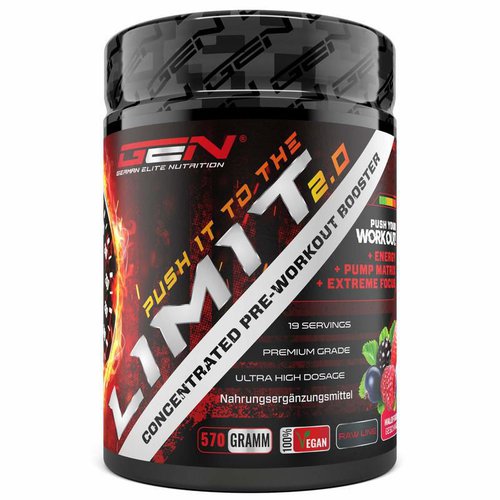 Gen Nutrition  GEN Nutrition Push it to the Limit 570 g Waldfrucht