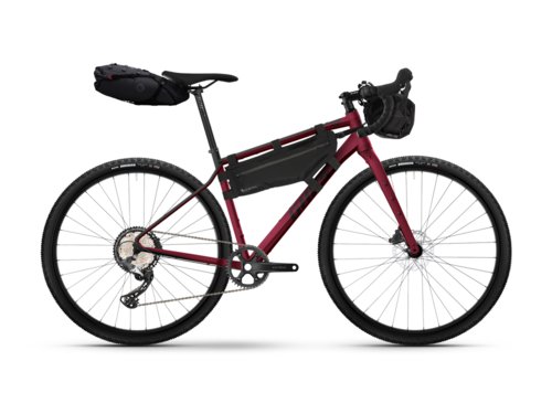 Ghost Ghost Asket Advanced EQ Gravel (28" | dunkelrot / schwarz) Größe: 53 cm