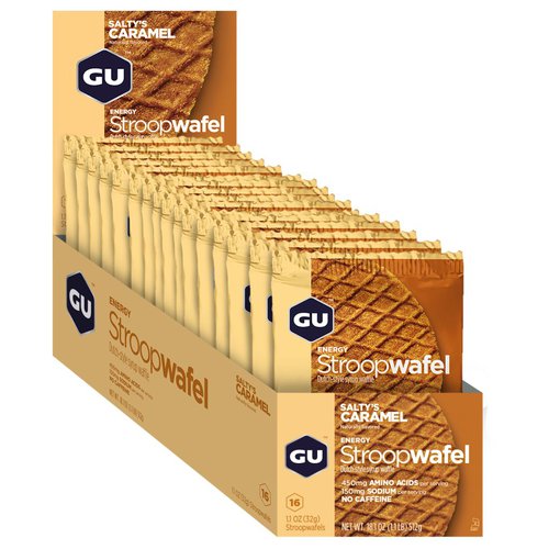 Gu Energy Stroopwafel Salty’s Caramel Karton (16 x 32g)