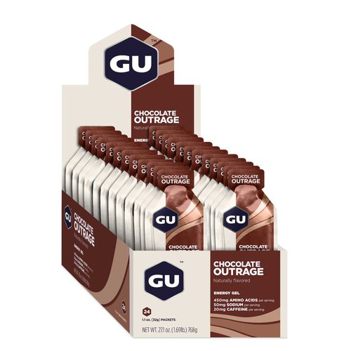 Gu Energy Gel Chocolate Outrage Karton (24 x 32g)