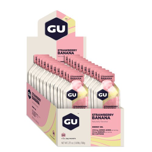 Gu Energy Gel Strawberry Banana Karton (24 x 32g)