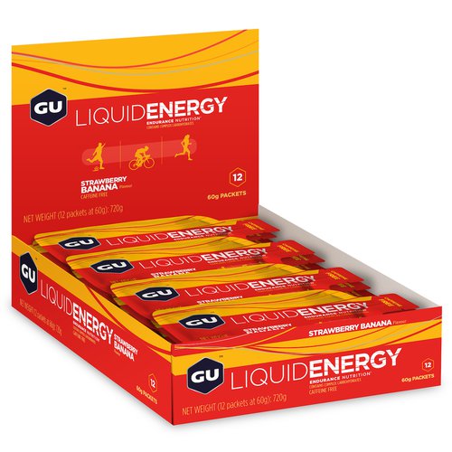 Gu Liquid Energy Strawberry Banana Karton (12 x 60g)