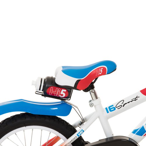 Hi5 Racer Kinderfahrrad ab 4 Jahre Fahrrad für Mädchen und Jungen 105 - 120 cm Kinderrad leicht 16 Zoll mit Rücktrittbremse