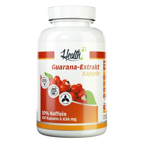 Health+ Guarana-Extrakt 120 Kapseln