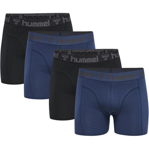 Hummel 4er Pack hmlMARSTON Boxershorts Herren black/insigina blue XL