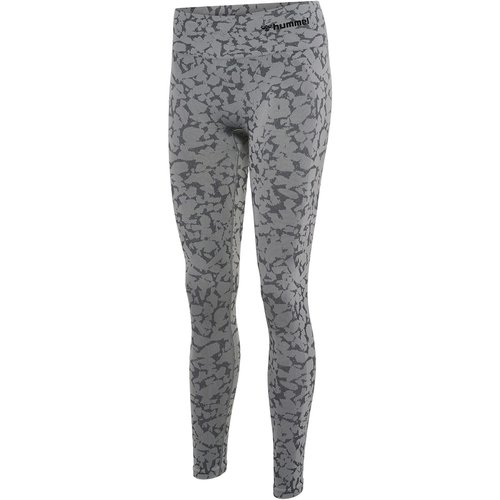 Hummel hmlMT PI Seamless Mid Waist Tights Damen 2858 - sharkskin XS