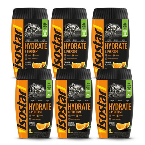 Isostar Hydrate  Perform Sport Drink 6x400g Orange