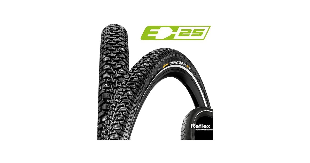 Urban Electric Winter Bike Tire – 700x42 With 120 Reflective Spikes, Wire Bead, For Ice & Snow Traction