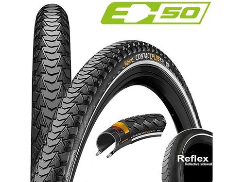 Continental Contact Plus City Reflex E-50 42-622 Trekingový Plášť Drát - Foto 3