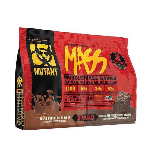 Mutant Mass Dual Chamber Bag 2720 g Triple Chocolate  Chocolate Fudge Brownie