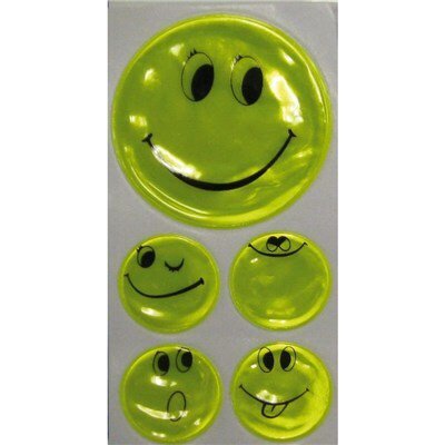 Fasi Reflektierende lächelnde Aufkleber Fasil 1 (5cm)-4 (2.5cm)