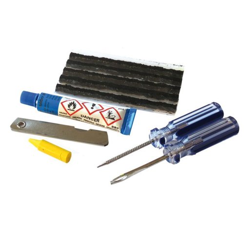 Fasi Tubeless Repair Kit 5 Bohrer+Kleber+Werkzeug Weldtite
