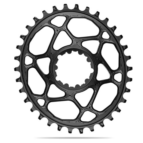 Absolute Black Ovale Aluminiumplatte Direct Mount Offset 148 Boost Sram 36 T