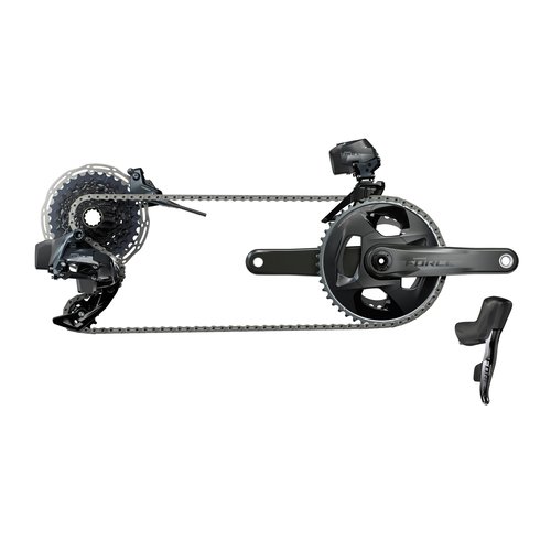 SRAM Vollständige Gruppe Fahrrad Force eTap AXS 2X D1 HRD FM CLX-R 160