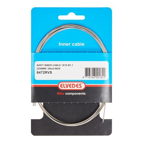 Elvedes Übertragungskabel 2250 mm 31 Adern Slick Edelstahl ø1,1 mm Kopf n 4,5 x 4,5