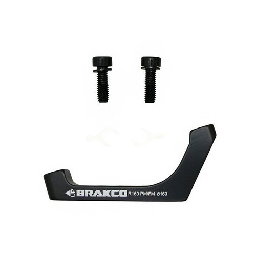 Brakco Adapter Scheibenbremse Straße - Bremssattel Post Mount auf Rahmen Flat Mount