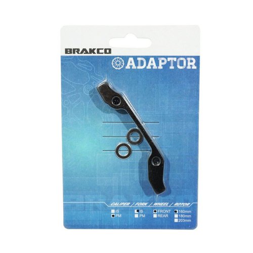 Brakco Adapter MTB-Scheibenbremse auf Gabel internationaler Rahmen mit Scheibe