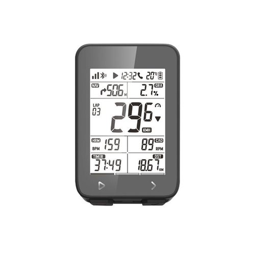 Igpsport Gps - Geschwindigkeitsmesser, Höhenmesser, strava-kompatibler Temperaturmesser - optional: Trittfrequenz-, Geschwindigkeits- und Kardio-Sensor