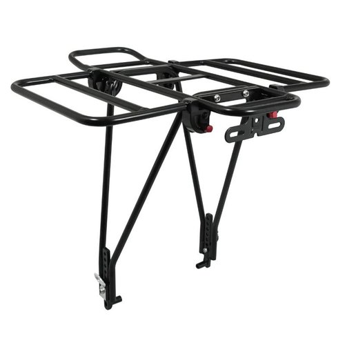 P2r Fahrradgepäckträger hinten Plattform seitlich faltbar Alu Scheibenbremskompatibel 10 kg