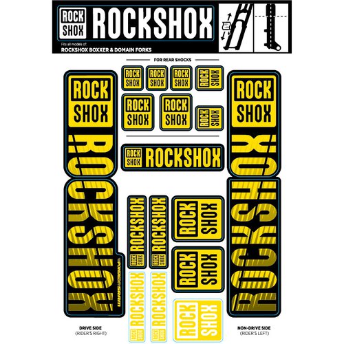 RockShox Aufkleber Boxxer/Domain Dual Crown
