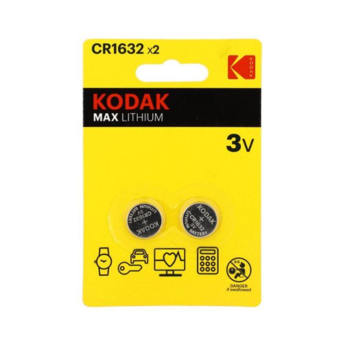 Kodak Batterien Lithium Cr1632 (x2)