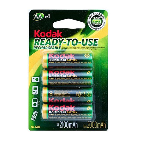 Kodak Wiederaufladbare Batterien Lr06 AA (x4)