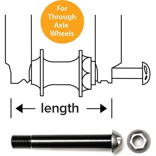Pinhead Components Hinterrad-Steckachsenschloss-Ersatzteile