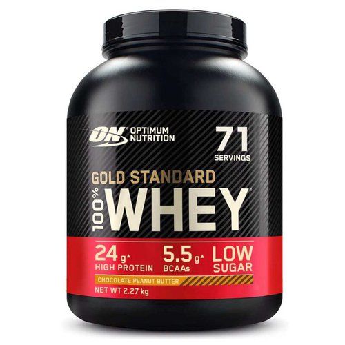 Optimum Nutrition MHD 072024 100 Whey Gold Standard 2270g Schokolade Erdnussbutter