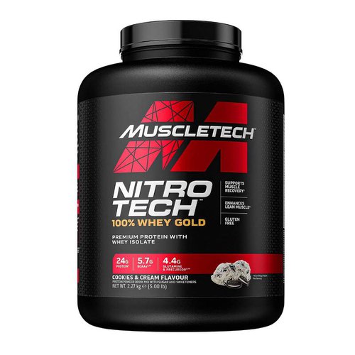Muscletech Nitro Tech 100 Whey Gold 2270g Cookies  Cream