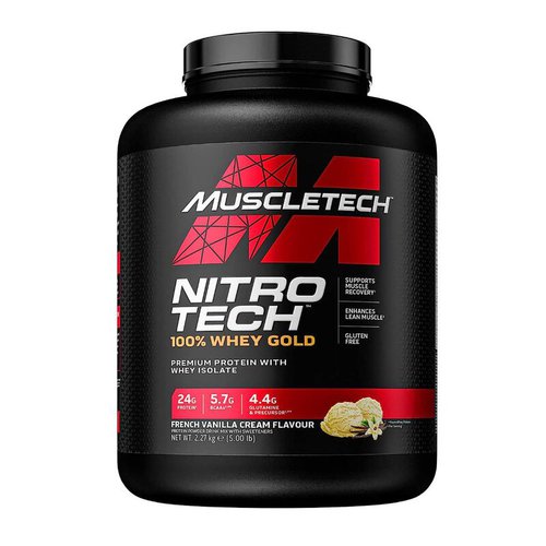 Muscletech Nitro Tech 100 Whey Gold 2270g French Vanilla Creme