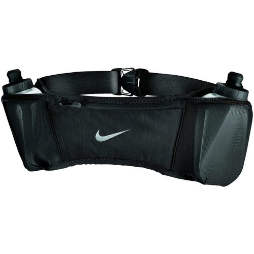 Nike Double Pocket Flask Belt Laufgürtel 600 ml black/black/silver